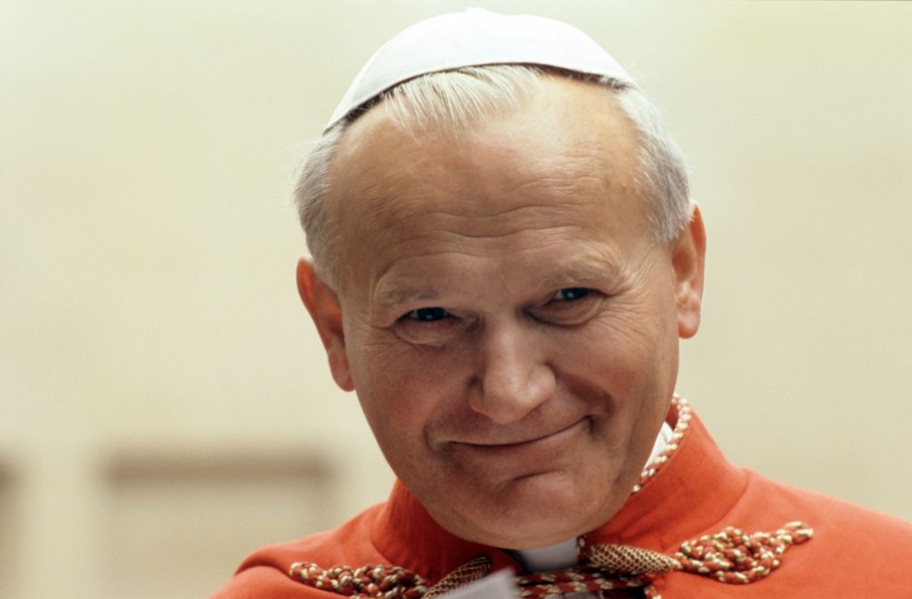 1979: Dieses Foto von Karol Wojtyla wurde ein Jahr nach seiner Wahl zum Papst am 16. Oktober 1978 aufgenommen.