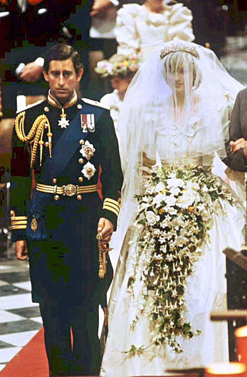 Charles und Diana heiraten am 29. Juli 1981 in der St. Paul’s Cathedral in London.