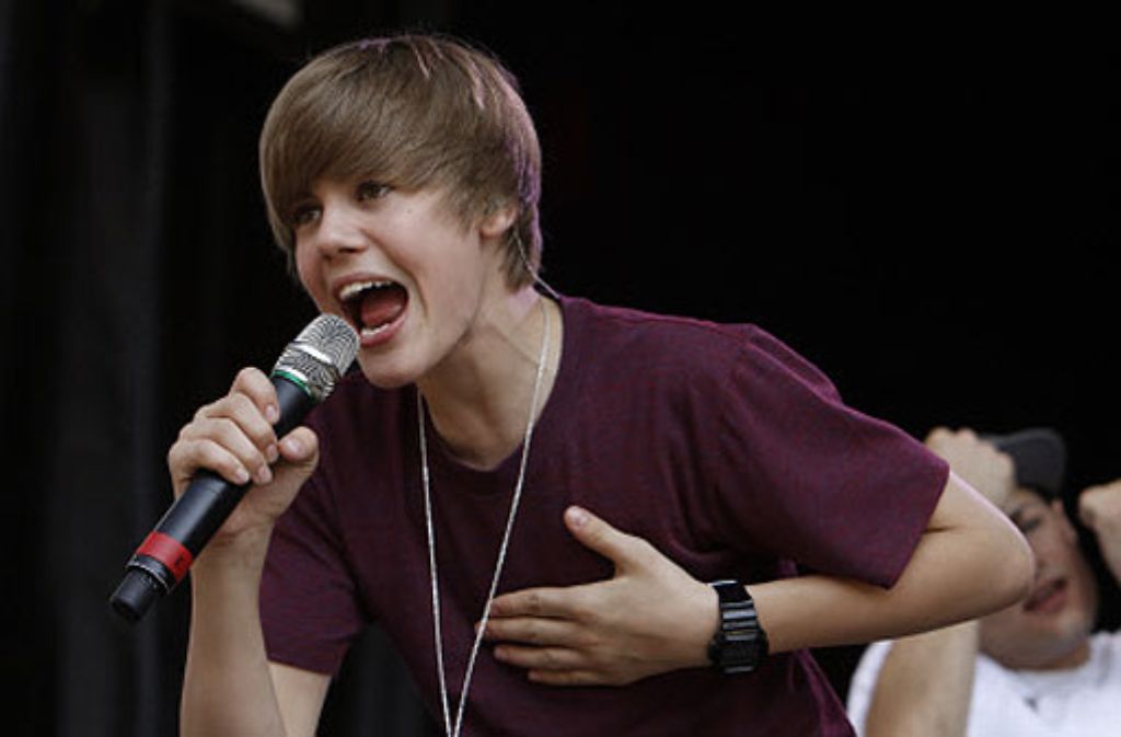 Justin Bieber singt von der Liebe.