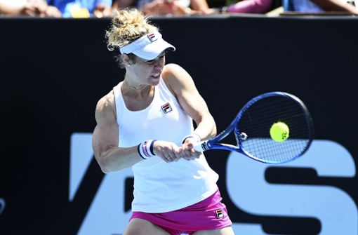 Laura Siegemund aus Metzingen besiegte US-Tennistalent Cori Gauff in Auckland. Foto: dpa/Chris Symes