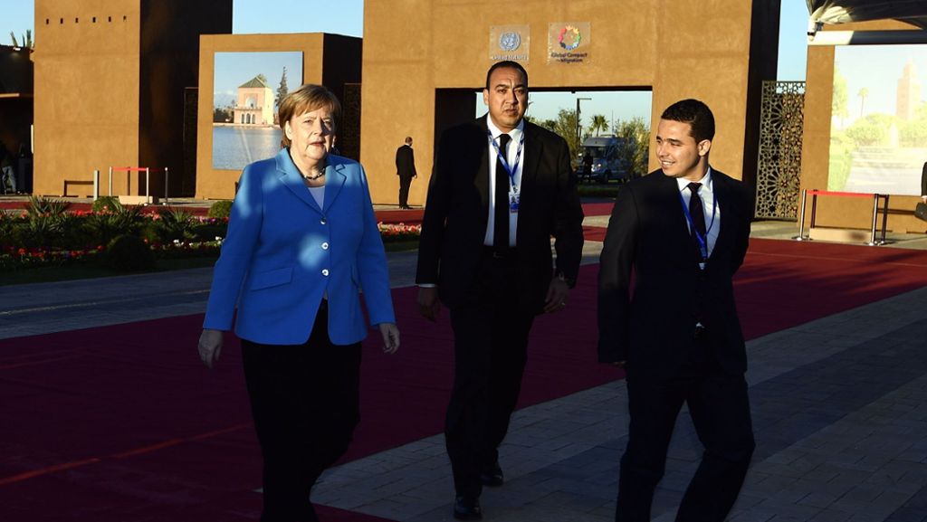 Angela Merkel in Marokko: 164 Länder stimmen dem UN-Migrationspakt zu
