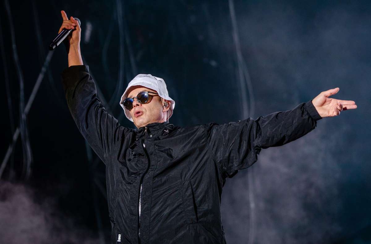 Koolmod Rapper Rapper Kool Savas überrascht das Publikum