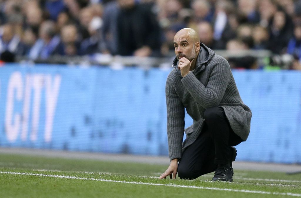 Trainer Pep Guardiola und die große Frage: Steht Manchester City in der Königsklasse nochmal auf?
