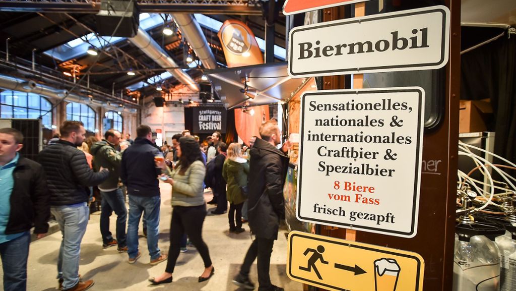 Bier Festival in Stuttgart: Ein Prosit auf Kürbis und Gurke