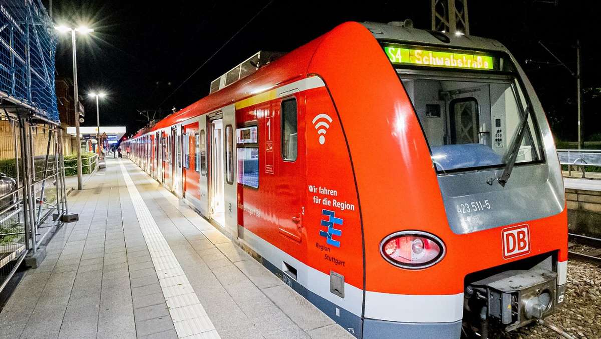Randale am Bahnhof in Benningen und Marbach: Mann verfolgt Mädchen in der S 4