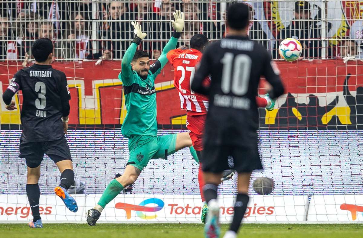 In der zweiten Hälfte bricht der VfB Stuttgart im Spiel gegen Union Berlin völlig.