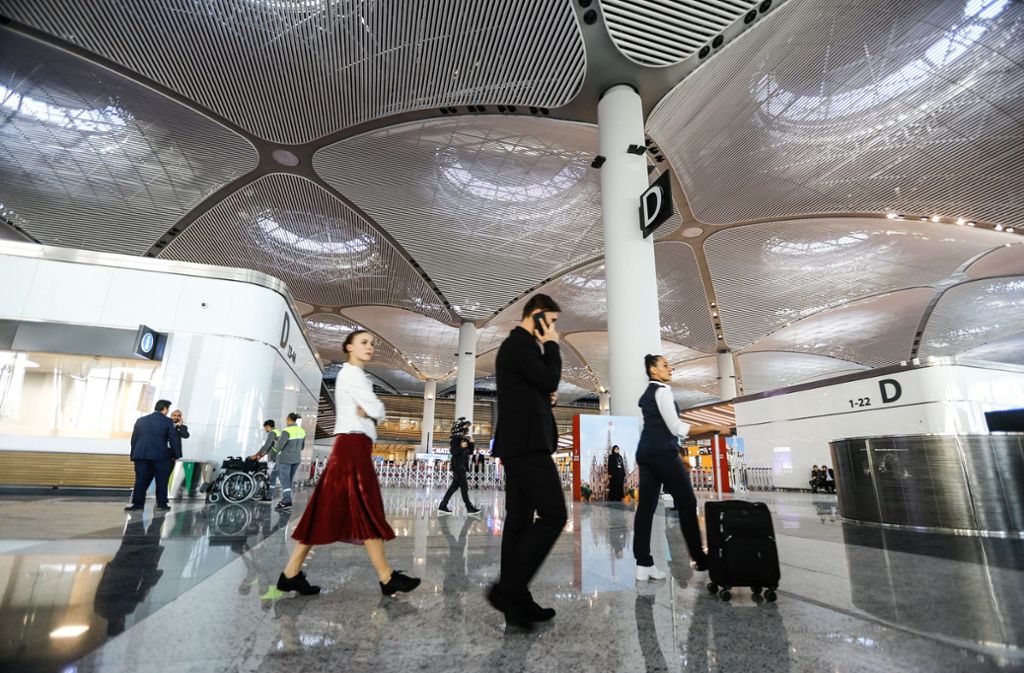 Künftig soll der Flughafen Istanbul zum Drehkreuz für 90 Millionen Passagiere werden.