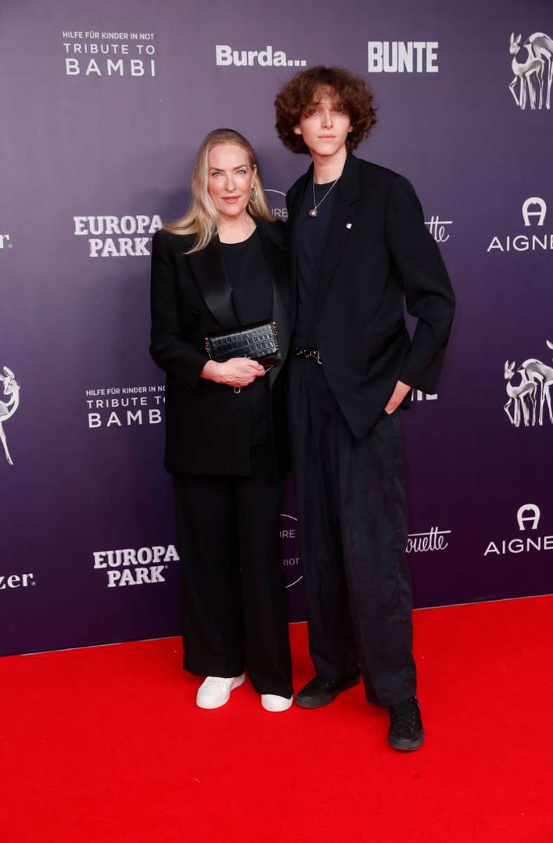 Im vergangenen Jahr besuchte sie mit ihrem Sohn die Bambi-Verleihung in Berlin.