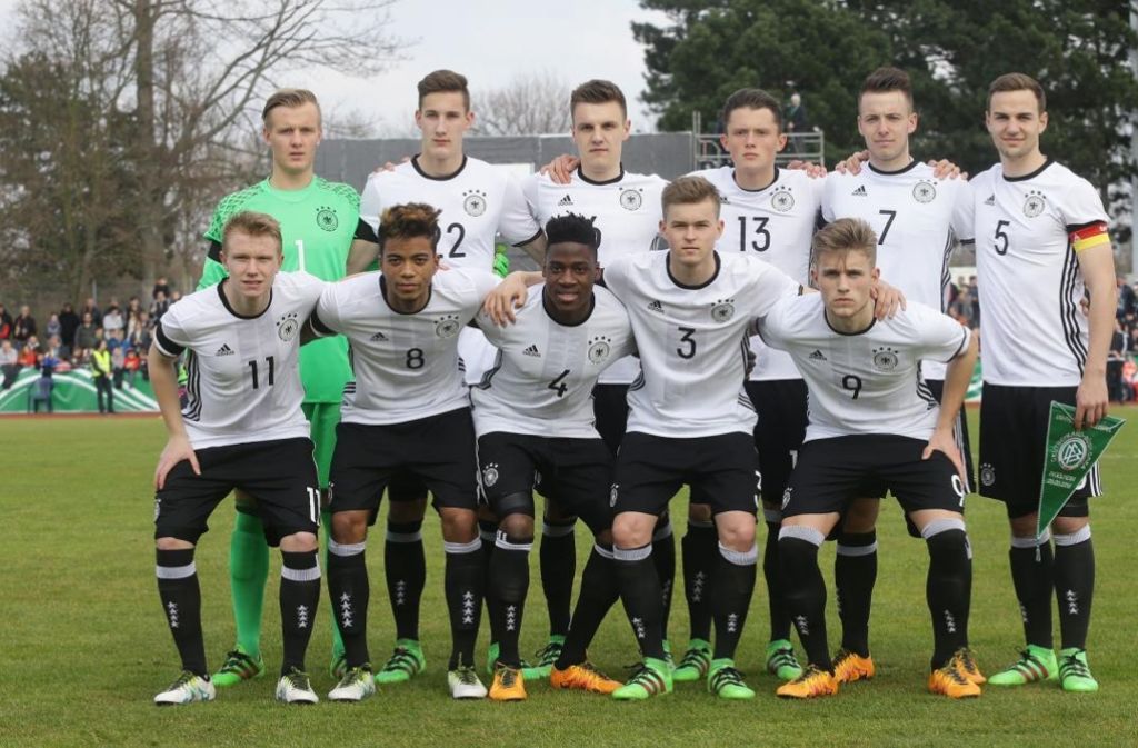 Die deutsche U19-Nationalmannschaft.