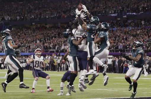 Der Außenseiter Philadelphia Eagles gewinnt den Super Bowl gegen den Favoriten New England Patriots. Foto: AP