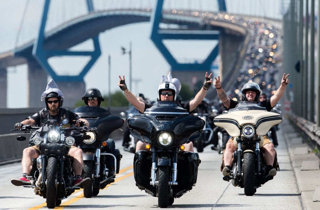 Die Motorräder von Harley Davidson zählen zu den Kult-Objekten in der Biker-Szene.