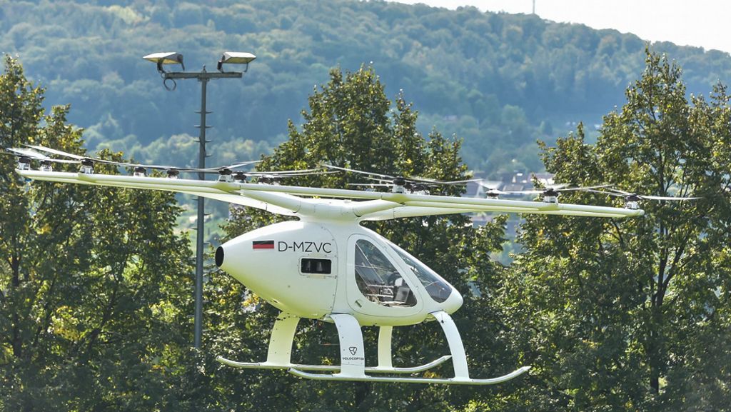 Flugtaxis in Stuttgart: Kretschmann würde im Volocopter mitfliegen