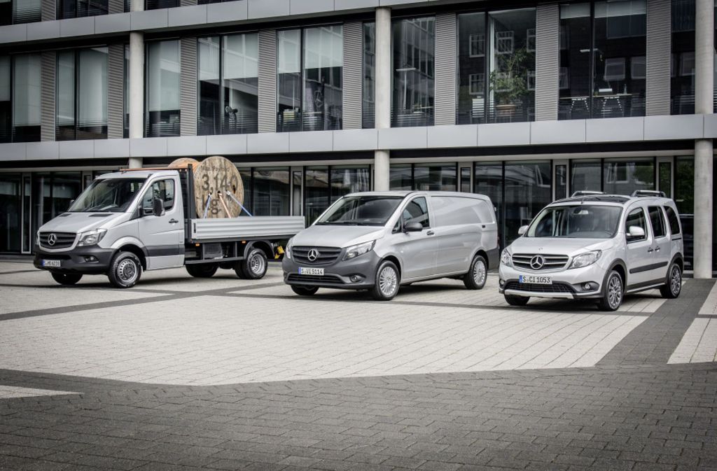 Alles Mercedes-Vans soll es künftig auch mit Elektroantrieb geben. Foto: Daimler