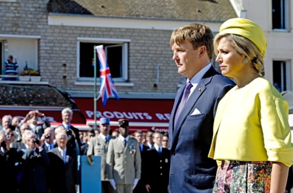 ... das niederländische Königspaar Willem-Alexander und Máxima, ...