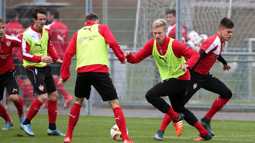 Vor Spiel gegen Augsburg: VfB-Profis geben im Training Vollgas