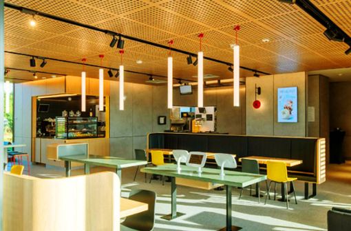 Neues Design für den neuen McDonald’s an der Königstraße. Foto: McDonald’s