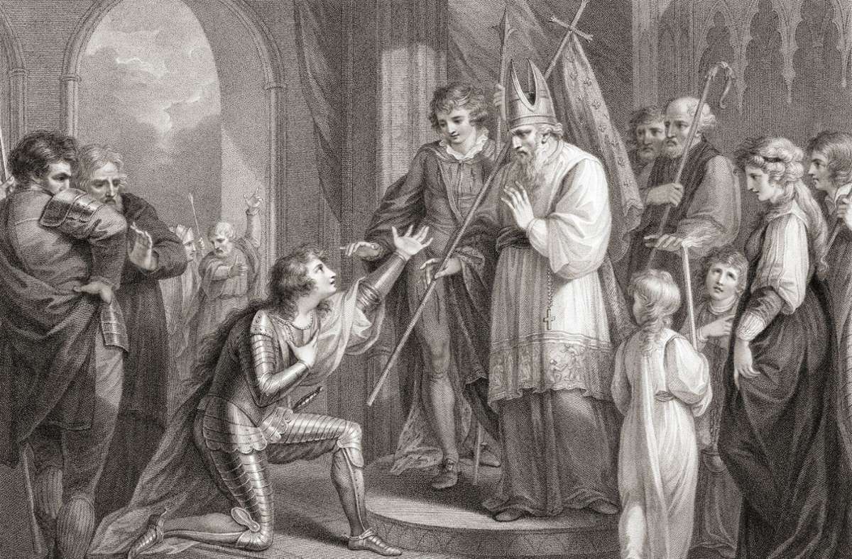 Jeanne d’Arc, die „Jungfrau von Orléans“ genannt, ist eine französische Nationalheldin. Während des Hundertjährigen Krieges verhalf sie bei Orléans dem Dauphin und späteren französischen König Karl VII. zu einem Sieg über Engländer und Burgunder, anschließend geleitete sie Karl zu seiner Königssalbung nach Reims.