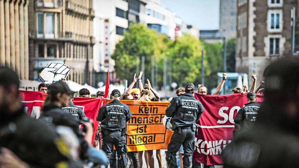 Stuttgart: Stadt rechnet mit bis zu 1400 Demos in diesem Jahr