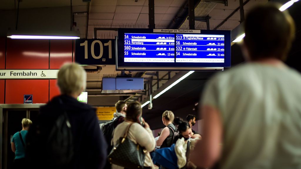 S-Bahn in Stuttgart: Pannenzug bremst alle Linien aus