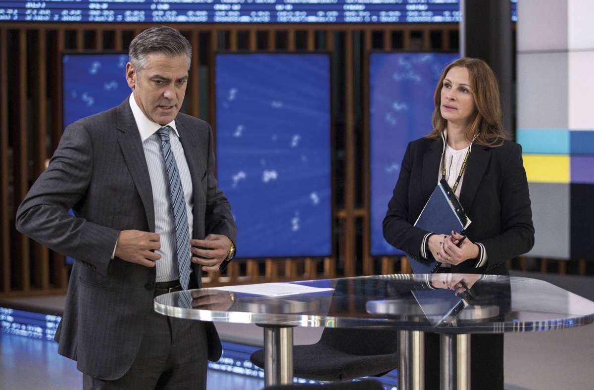 „Money Monster“ (2016): George Clooney und Julia Roberts