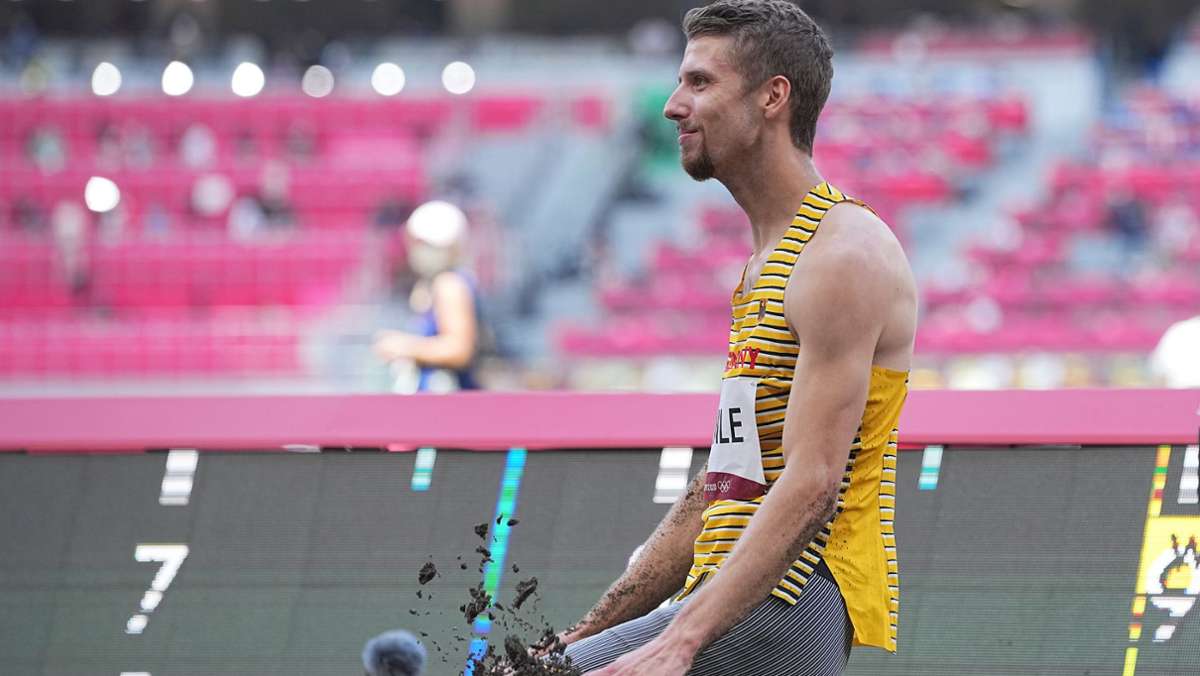 Fabian Heinle bei Olympia 2021: Stuttgarter Weitspringer wird nach Verletzung Letzter im Finale