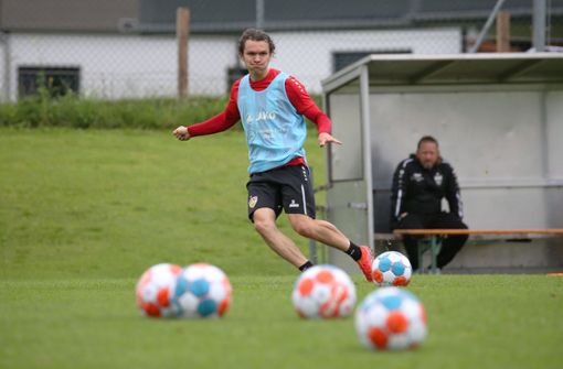 Jordan Meyer weilt derzeit mit dem VfB Stuttgart in Kitzbühel. Foto: Pressefoto Baumann/Alexander Keppler