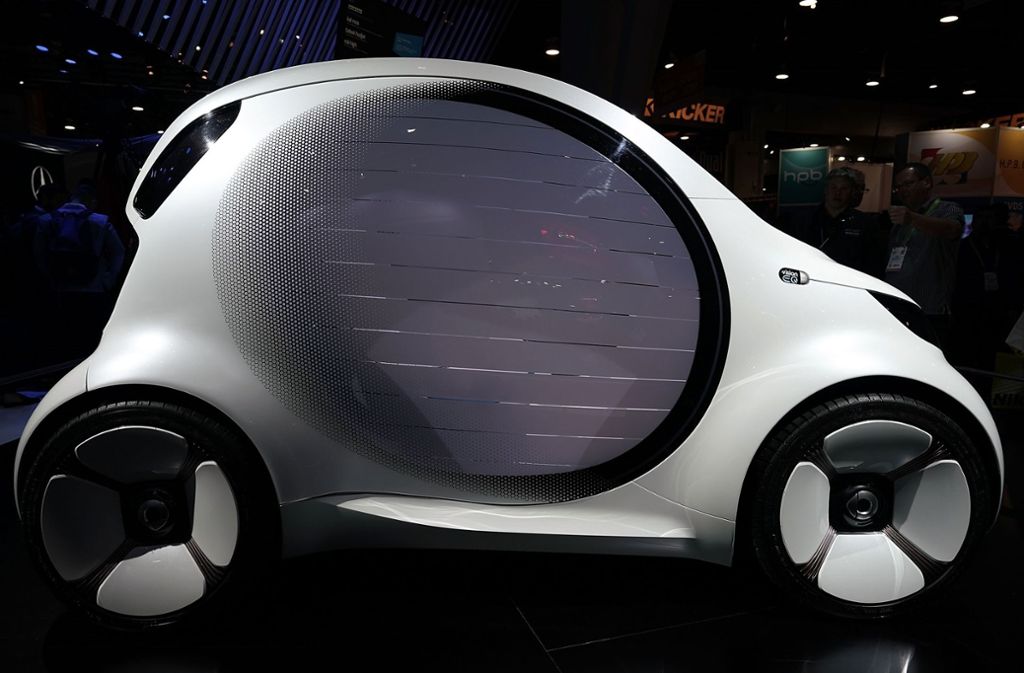 Auch eine Zukunftsvision des Smarts namens Vision EQ hat Mercedes Benz präsentiert.