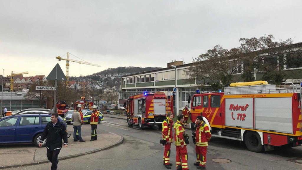 Feuerwehreinsatz in Leonberg: Brand in der Gerhart-Hauptmann-Realschule