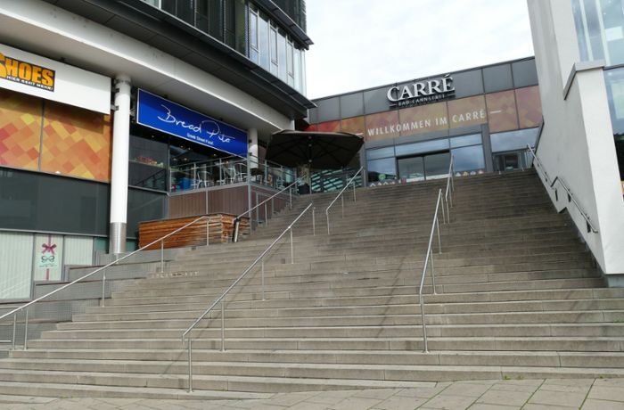 Einzelhandel in Bad Cannstatt: Spanische Treppe am Carré wird erneuert