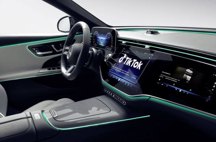 Neue Software in der E-Klasse: Warum Mercedes Tiktok ins Auto bringt