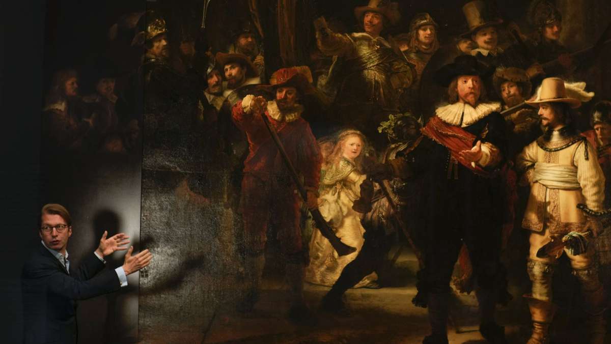 Nach mehr als 300 Jahren: Rembrandts „Nachtwache“ wieder vollständig