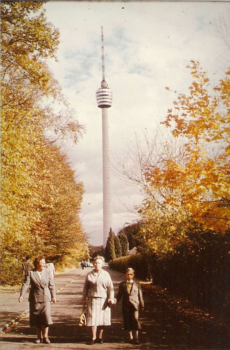 Fernsehturm in den 1960ern.