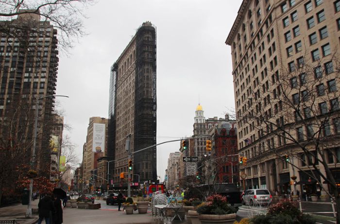 Flatiron Building in New York: Das berühmte „Bügeleisen-Gebäude“ soll versteigert werden