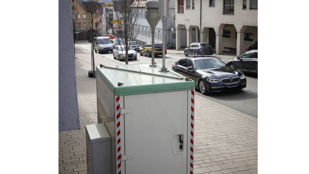 Verkehr in Leonberg: Die Messstelle bleibt in der Grabenstraße