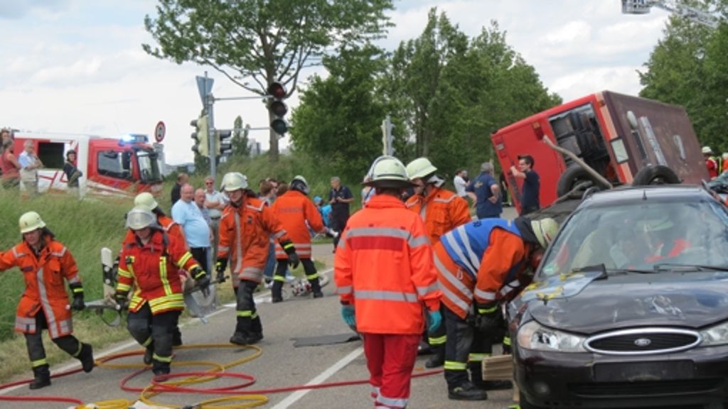 Leinfelden-Echterdingen: Rettungskräfte mit stolzer Brust