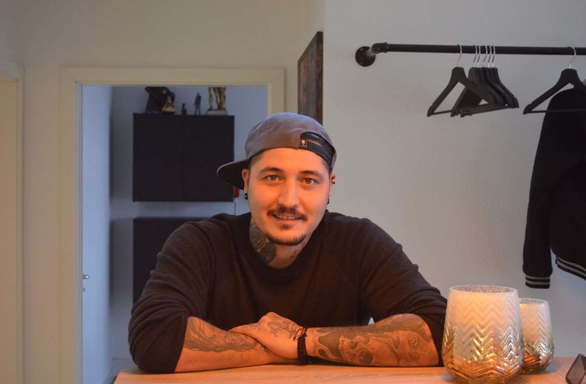 Ende vergangenes Jahr hatte er sein neues Tattoo-Studio in Nellingen eröffnet.