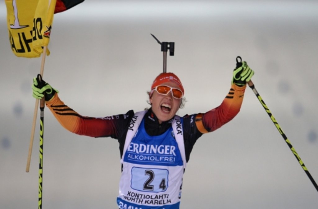 Deutschland holt Biathlon-Gold.