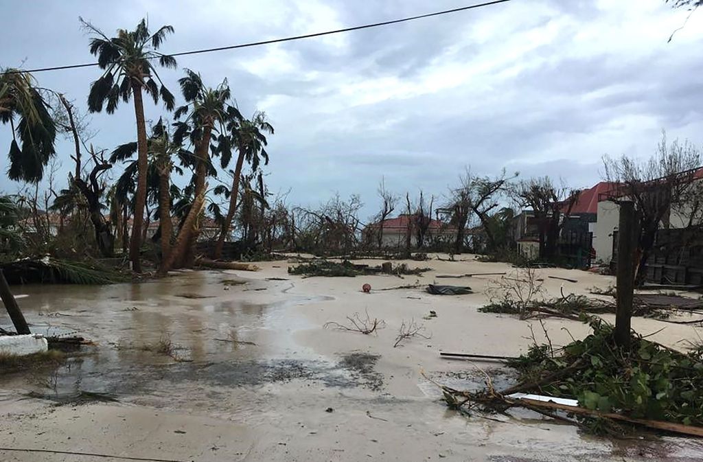 Hurrikan „Irma“ wütet über der Karibik.