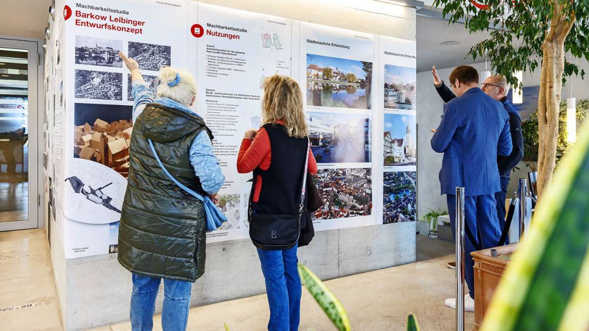 Infotage zum Böblinger Neubauprojekt: Rege Diskussion über den Schlossberg