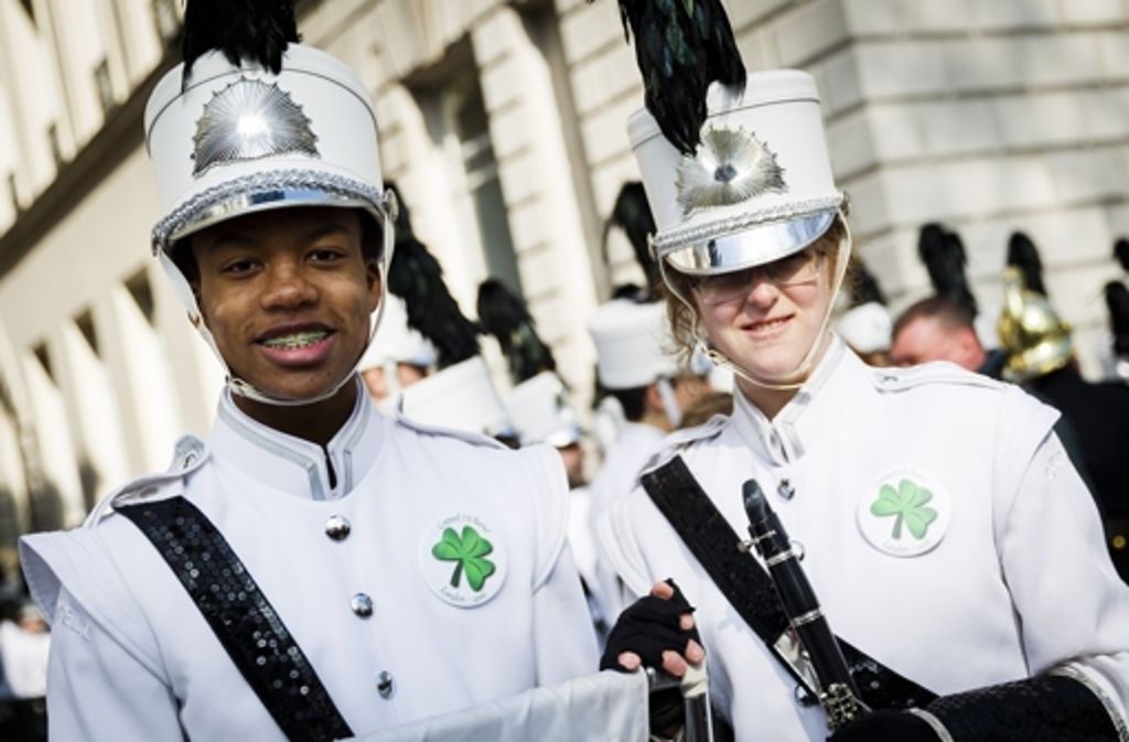 Parade zum St. Patrick’s Day in London.