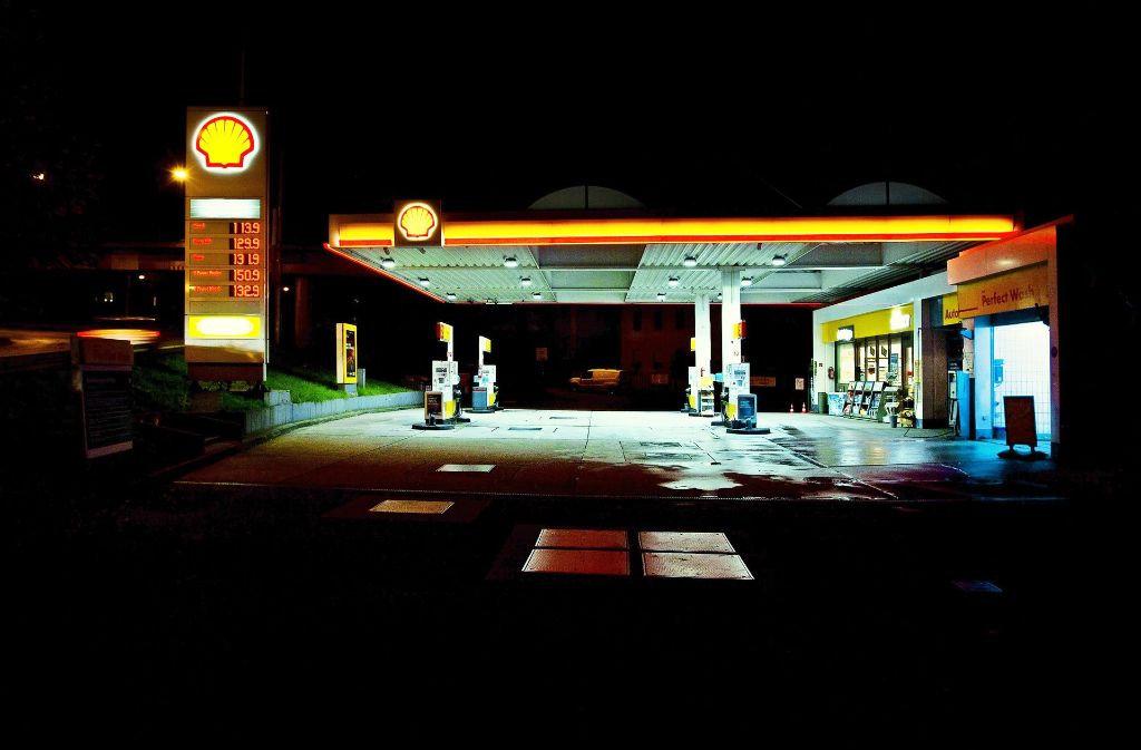 Der Tatort: die Shell-Tankstelle an der Oberen Weinsteige