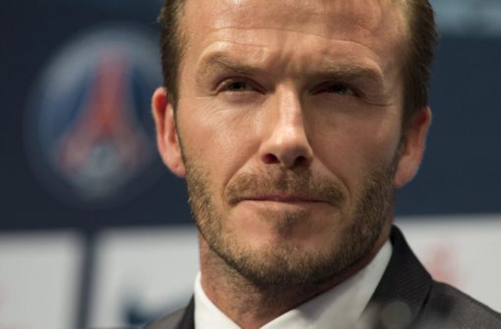 David Beckham bei seiner Vorstellung in Paris im Januar 2013.