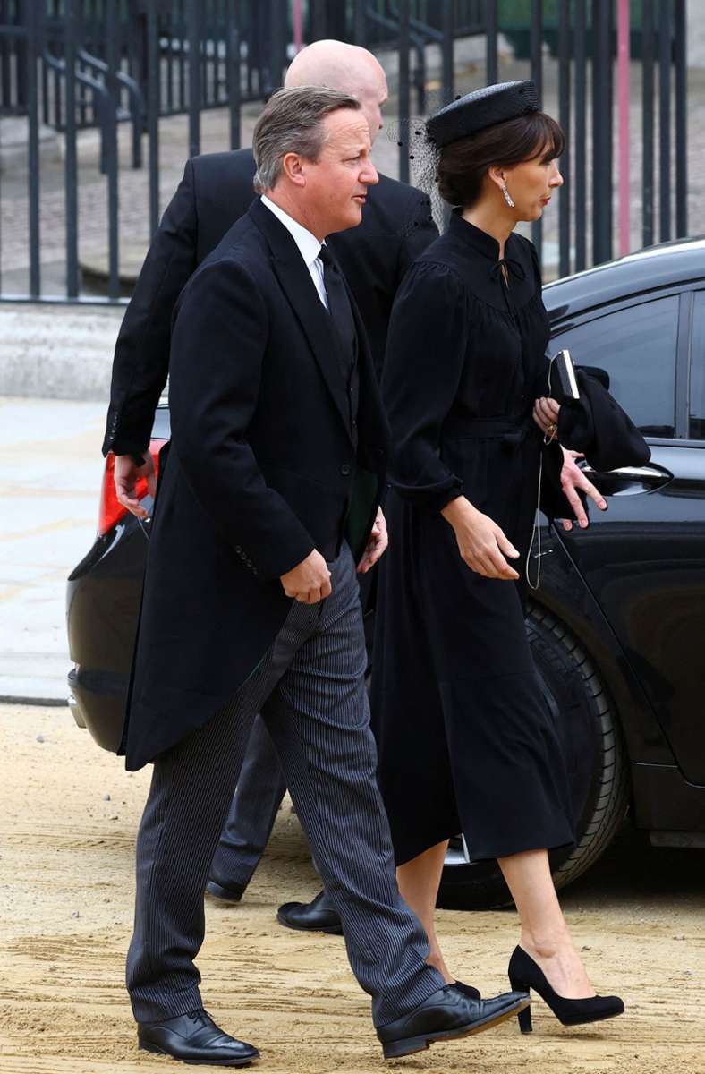 Der frühere Premierminister David Cameron und seine Frau Samantha