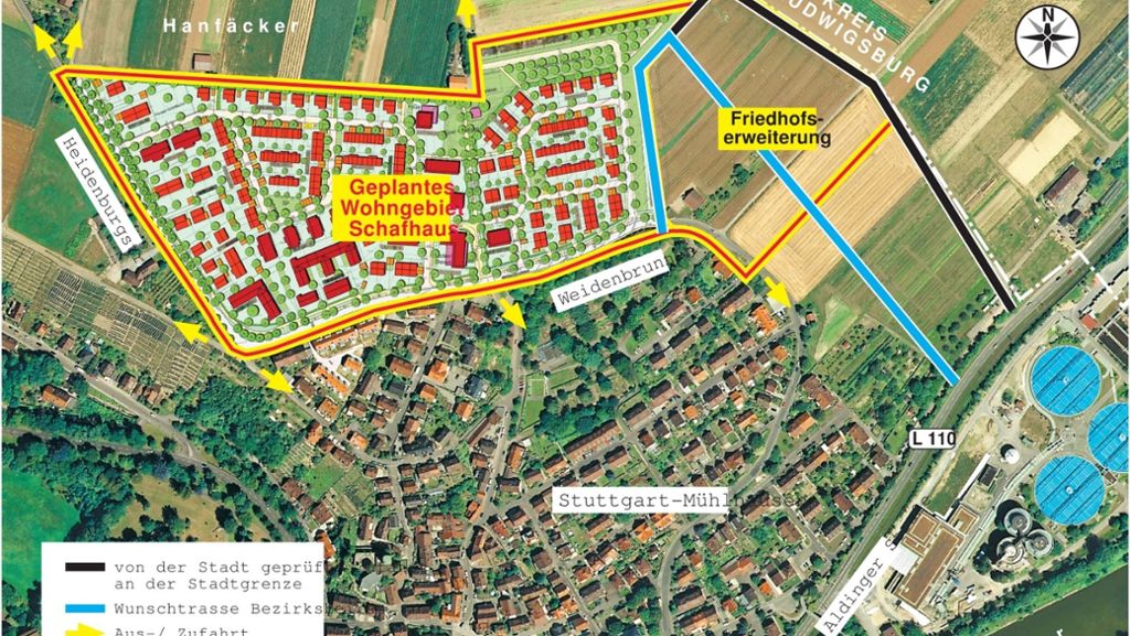 Wohnungsnot in Stuttgart: Kehrtwende: Bauen auf grüner Wiese geplant