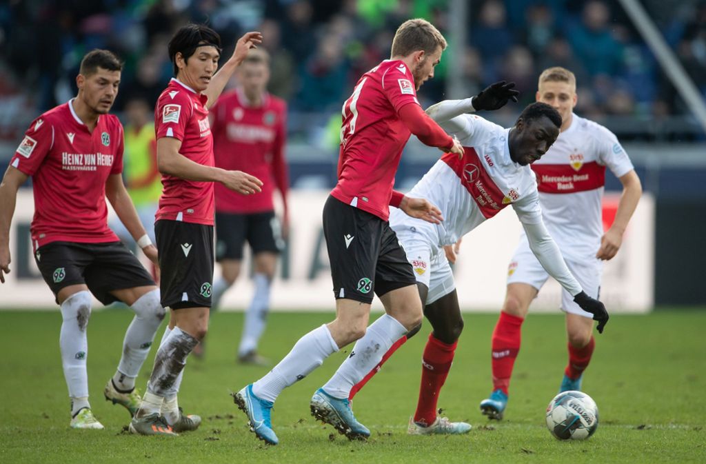 Im letzten Felddrittel blieb der VfB Stuttgart völlig harmlos ...