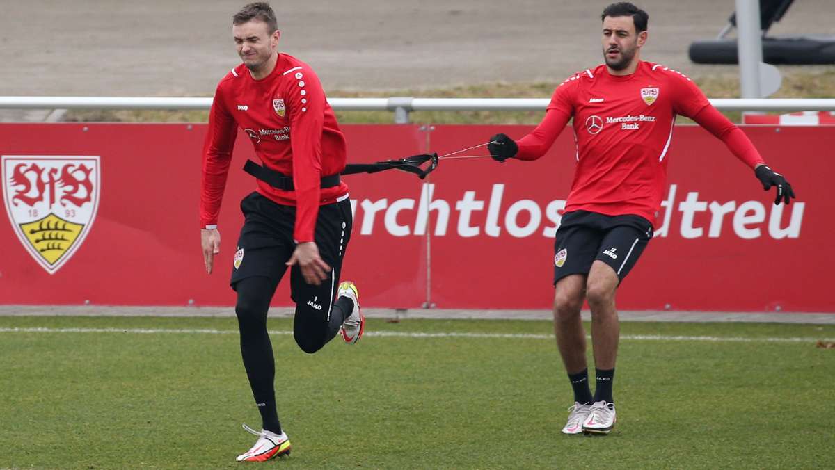  Nach der enttäuschenden Nullnummer von Fürth haben die Profis des VfB Stuttgart die Vorbereitung für das Spiel gegen RB Leipzig aufgenommen. Wir haben vorbeigeschaut. 