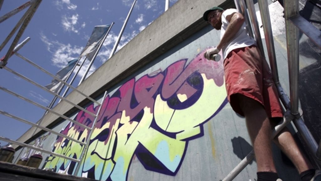 Graffiti in Stuttgart: Große, graue Wände gesucht