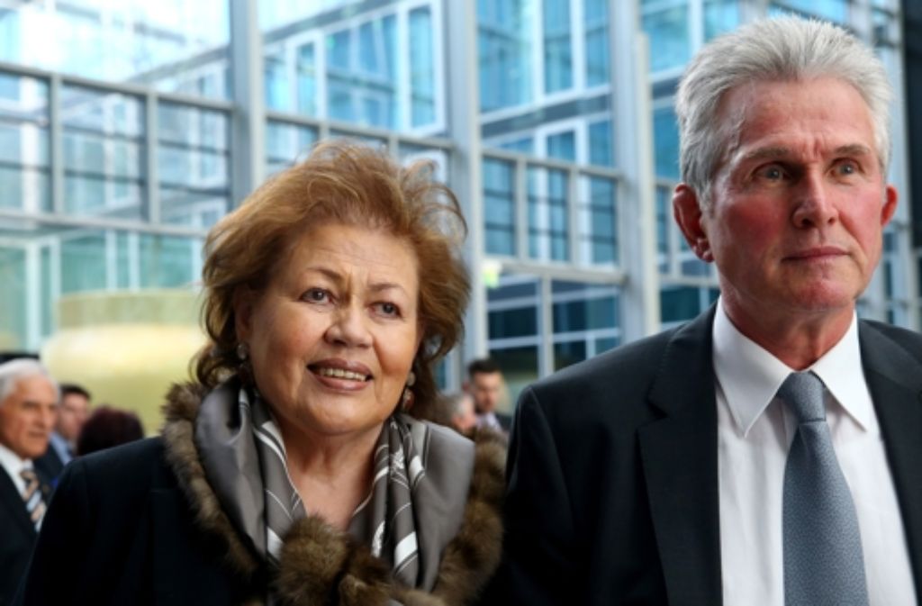 Jupp Heynckes mit seiner Frau Iris