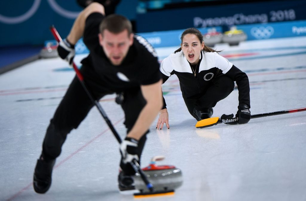 Bei Olympischen Winterspielen schon seit vielen Jahren Kult: Curling.