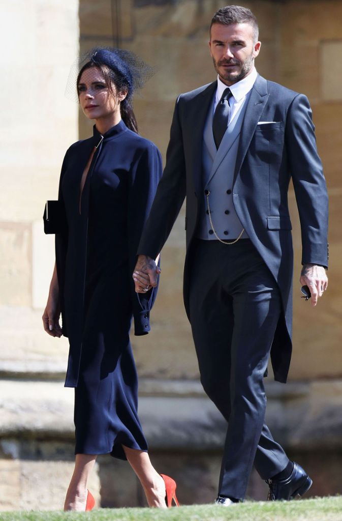 Ein guter Freund der Prinzen: Fußballlegende David Beckham und seine Frau Victoria